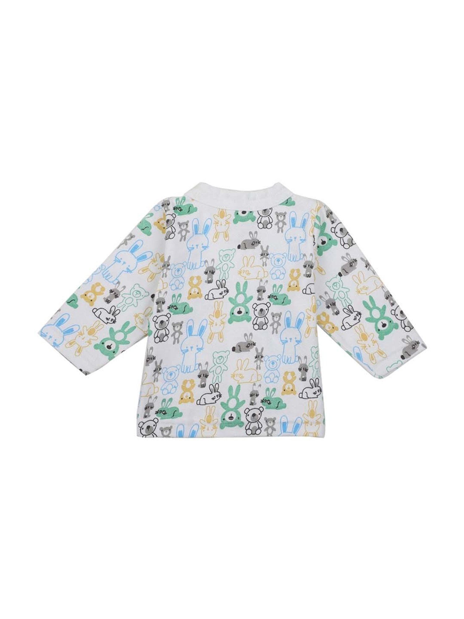 Bodycare Kids Multicolor Cotton Printed Full Sleeves T-Shirts (Pack of 6)