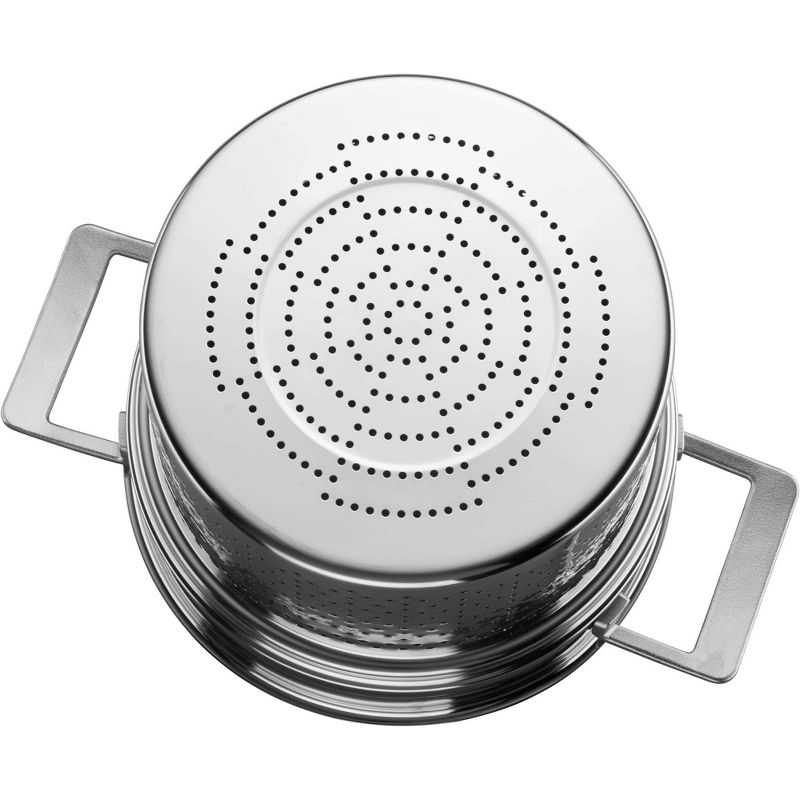 Demeyere Industry 5-Ply 8-qt Stainless Steel Pasta Insert (Fits 8-qt Stock Pot)