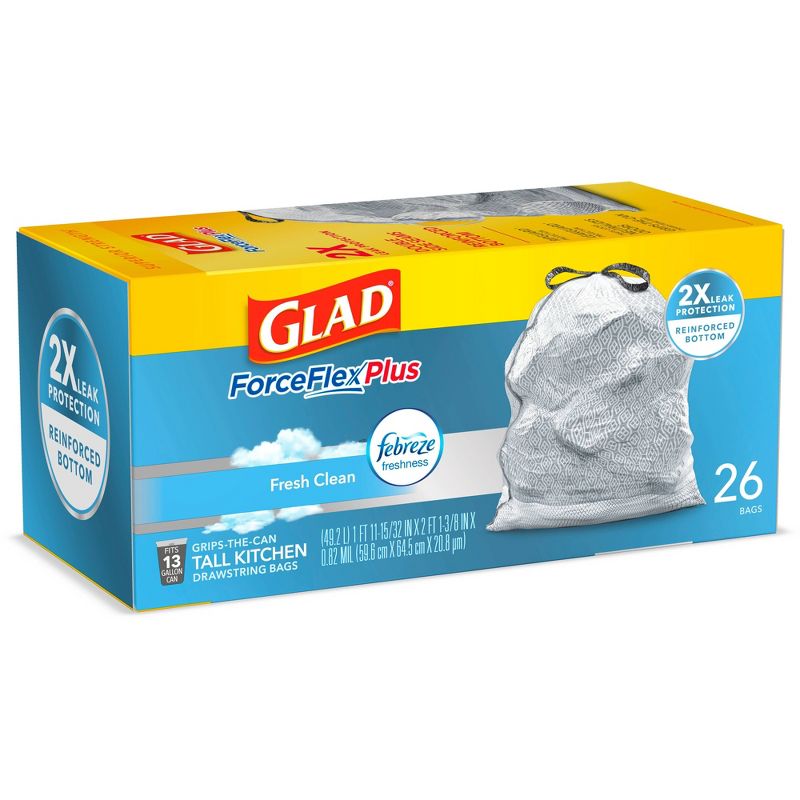 GreenPolly Drawstring Recycling Trash Bags - 13 Gallon - 20ct