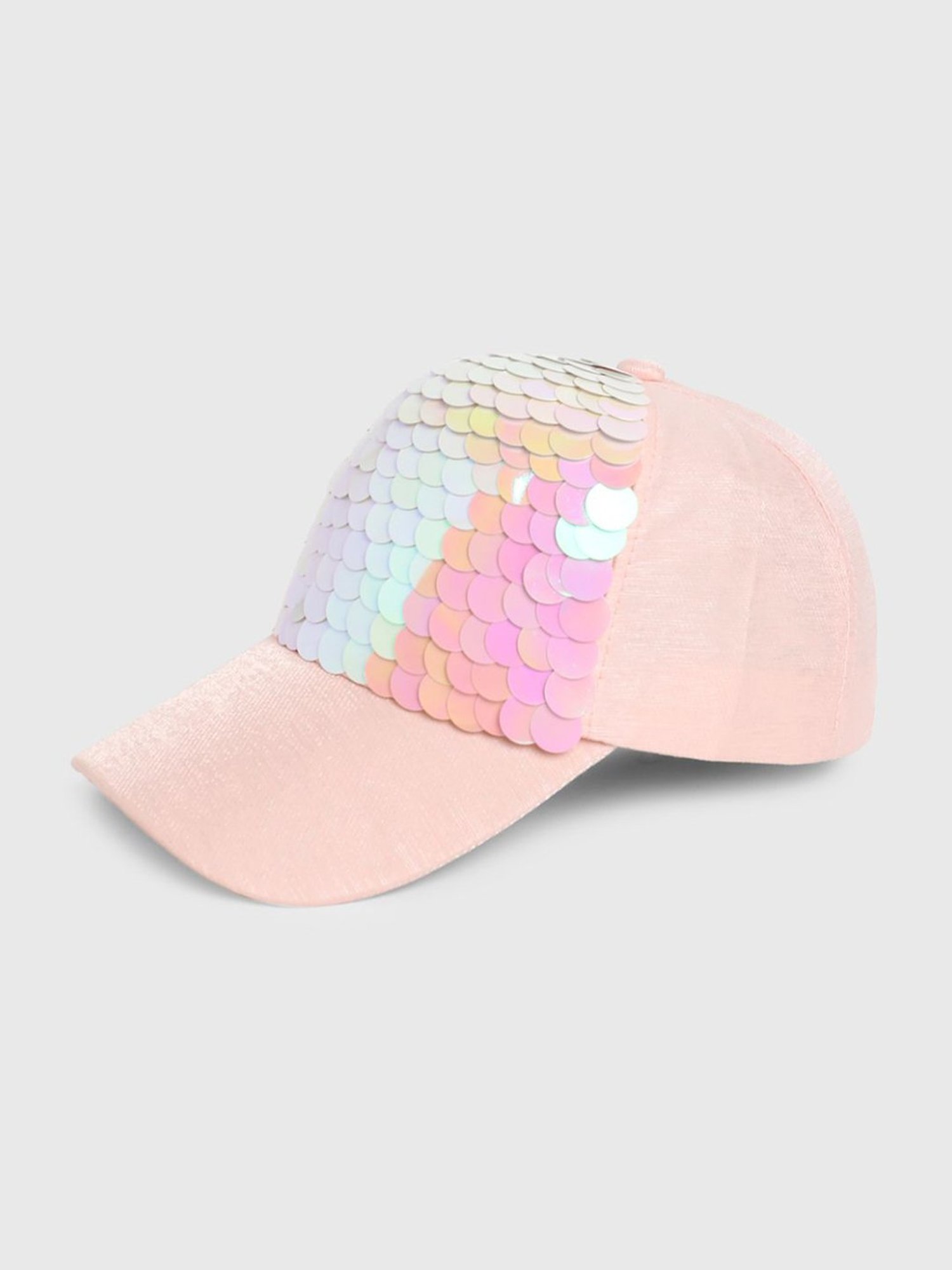 HauteSauce Pink Embellished Baseball Cap