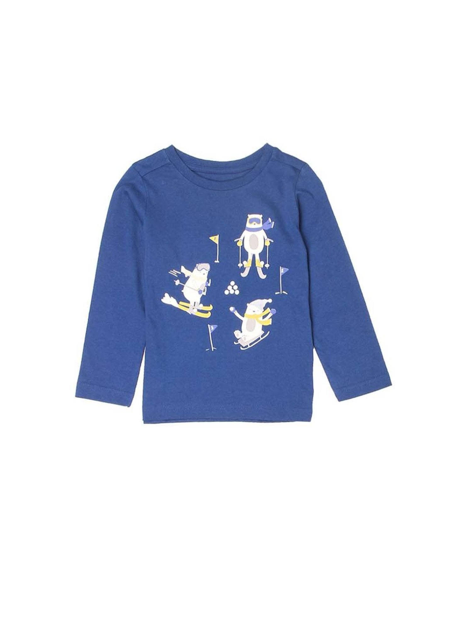 Mothercare Kids Navy Printed Full Sleeves T-Shirt