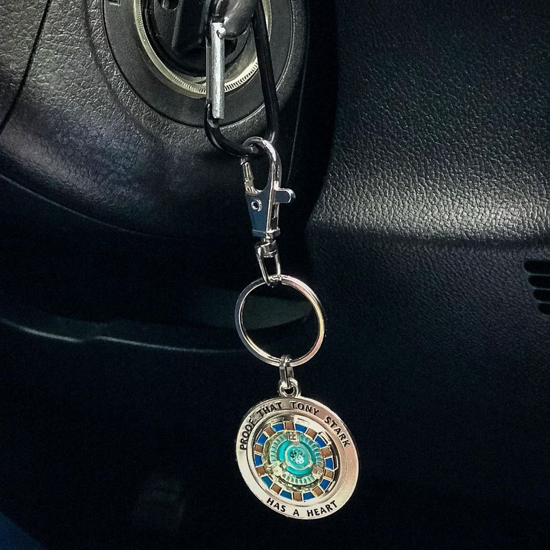 SalesOne LLC Marvel Iron Man Tony Has A Heart 3D Metal Key Chain