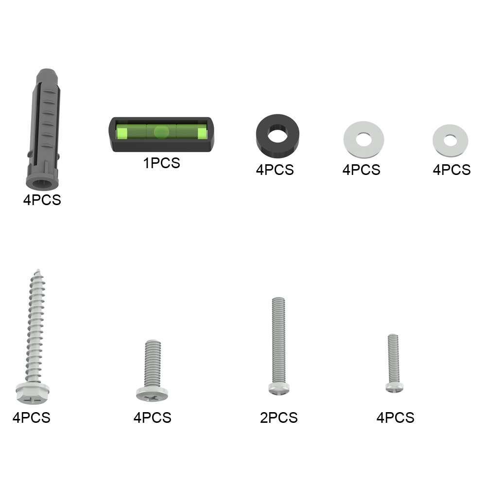 32-70" Wall Mount TV Stand Brackets VESA400*600/-5&deg;~ 20&deg; with Spirit Level
