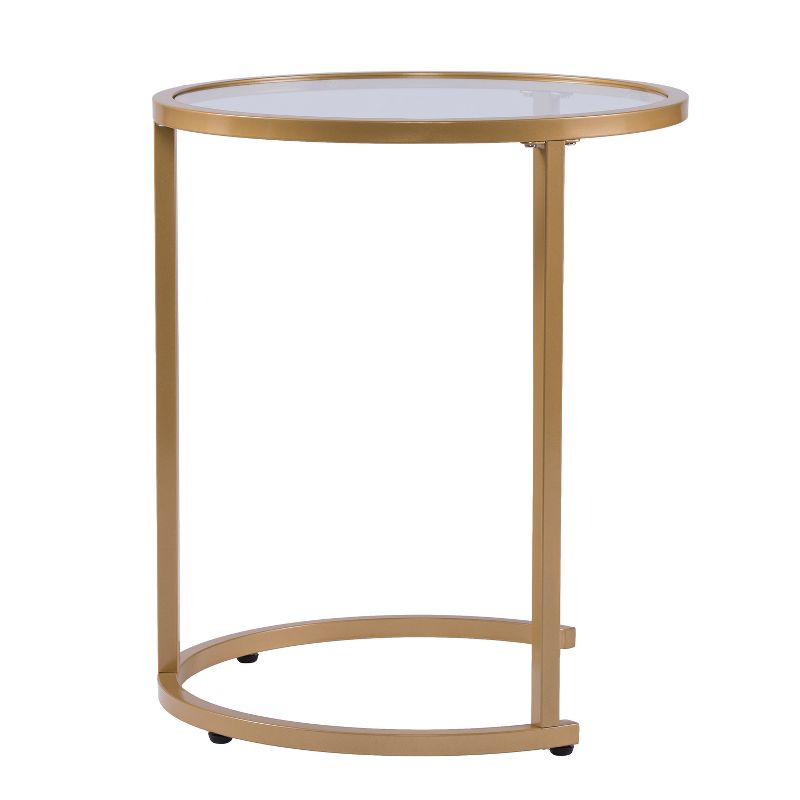 Set of 2 Emma Glam Nesting Side Table Gold - Aiden Lane