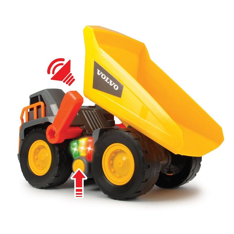 Dickie Toys 12" Volvo Weight Lift Construction Truck