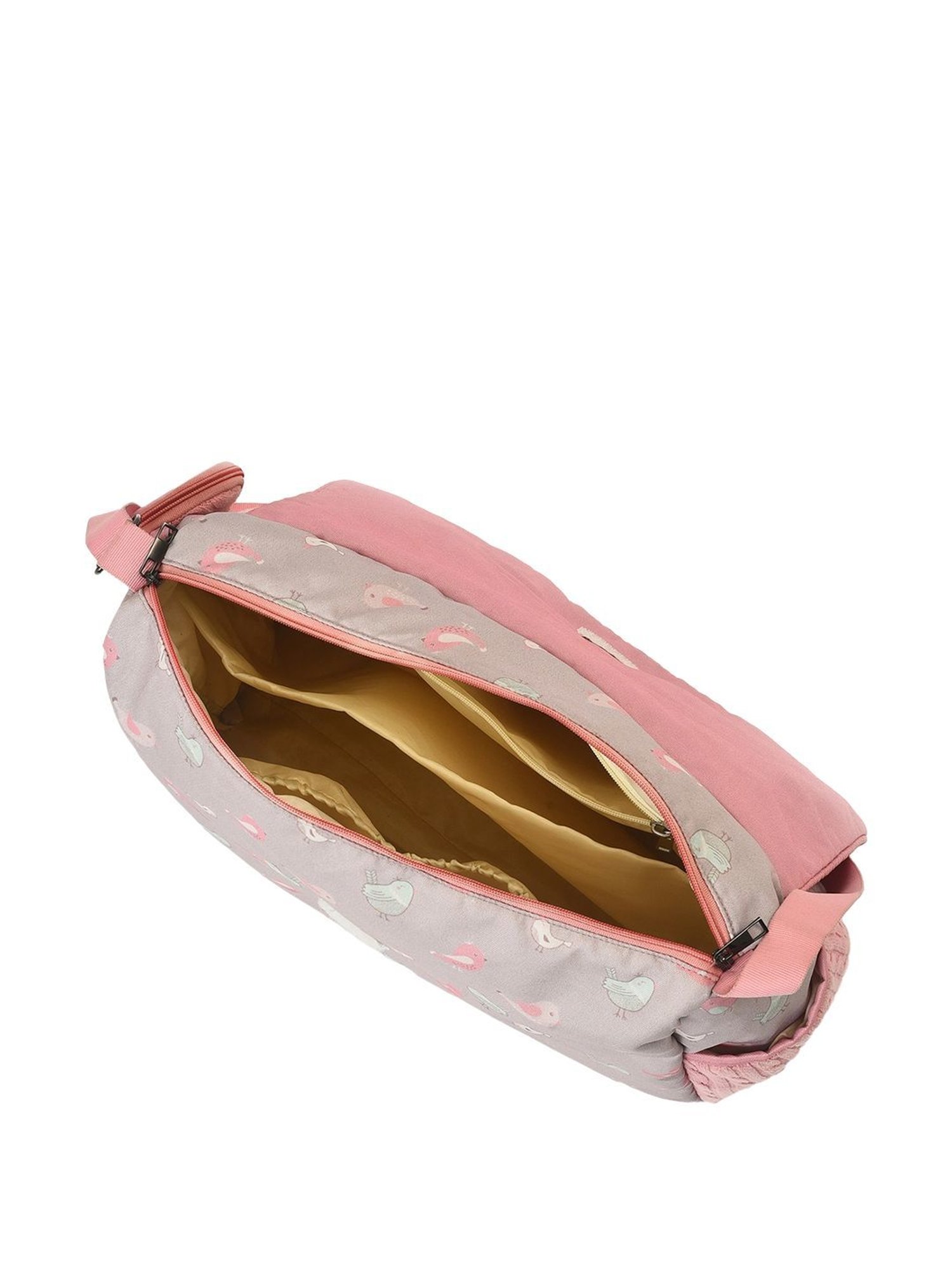 MiArcus Pink Peony Knitted Diaper Bag