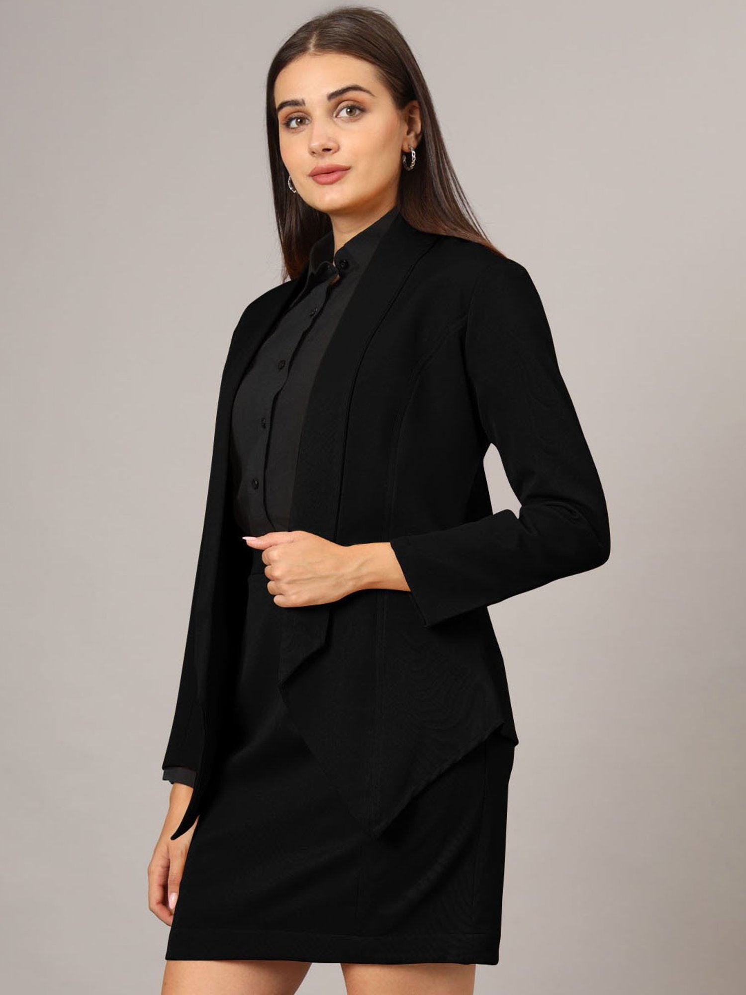 BRINNS Black Blazer With Skirt