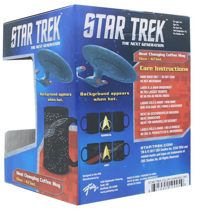 Just Funky Star Trek Heat Changing Mug