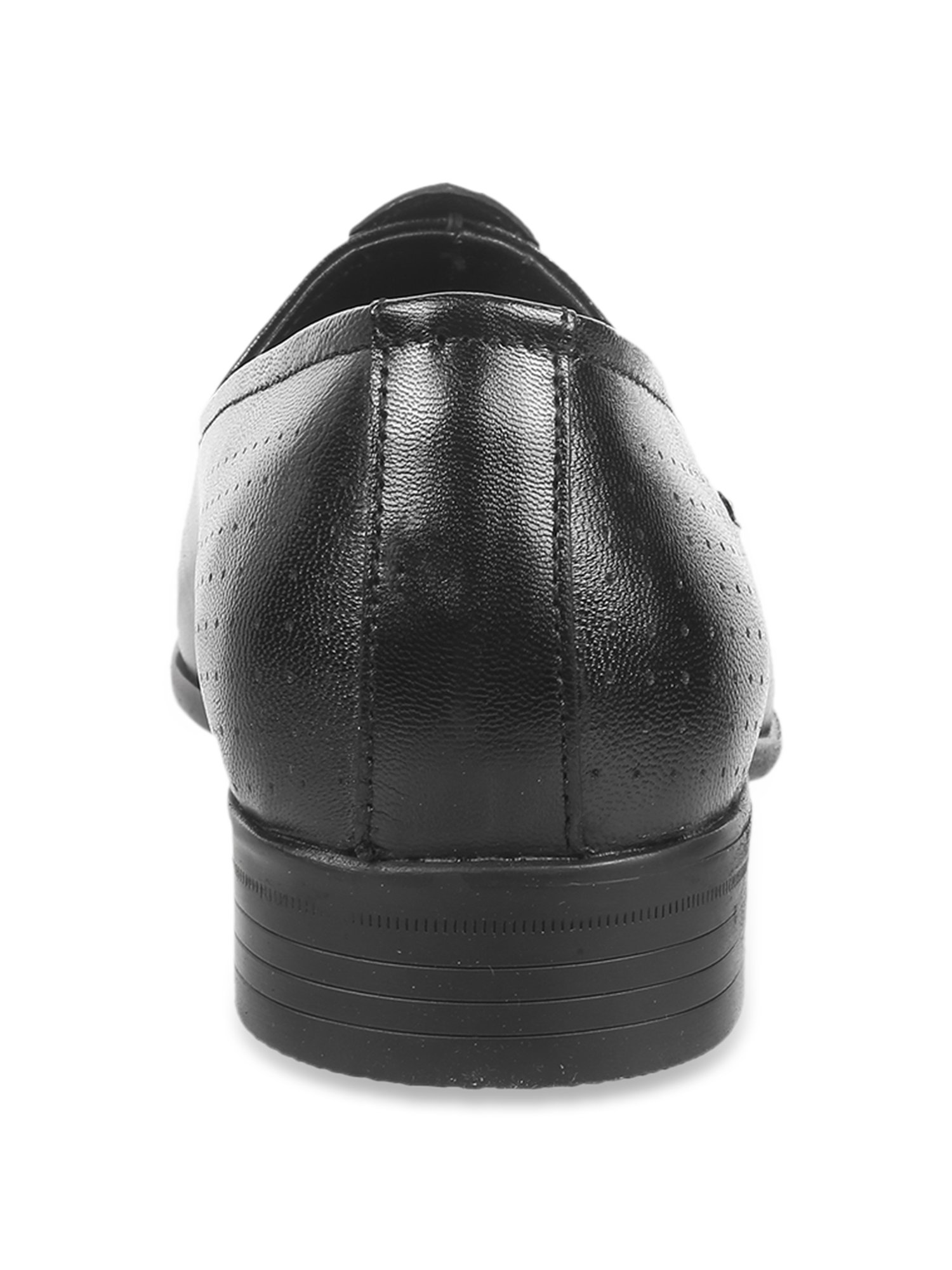 Mochi Men's Black Ethnic Juttis