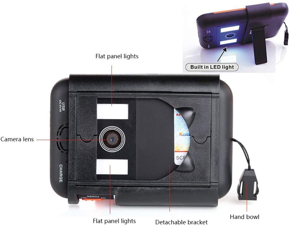 3.5 inch LCD Portable Video Digital Magnifier Electronic Reading Aid for Low Vision - Ideal Aide for Writing, Viewing Maps, Books - Handheld Digital Tool, Magnification 2X,4X,6X,8X,12X,16X,24X,32X