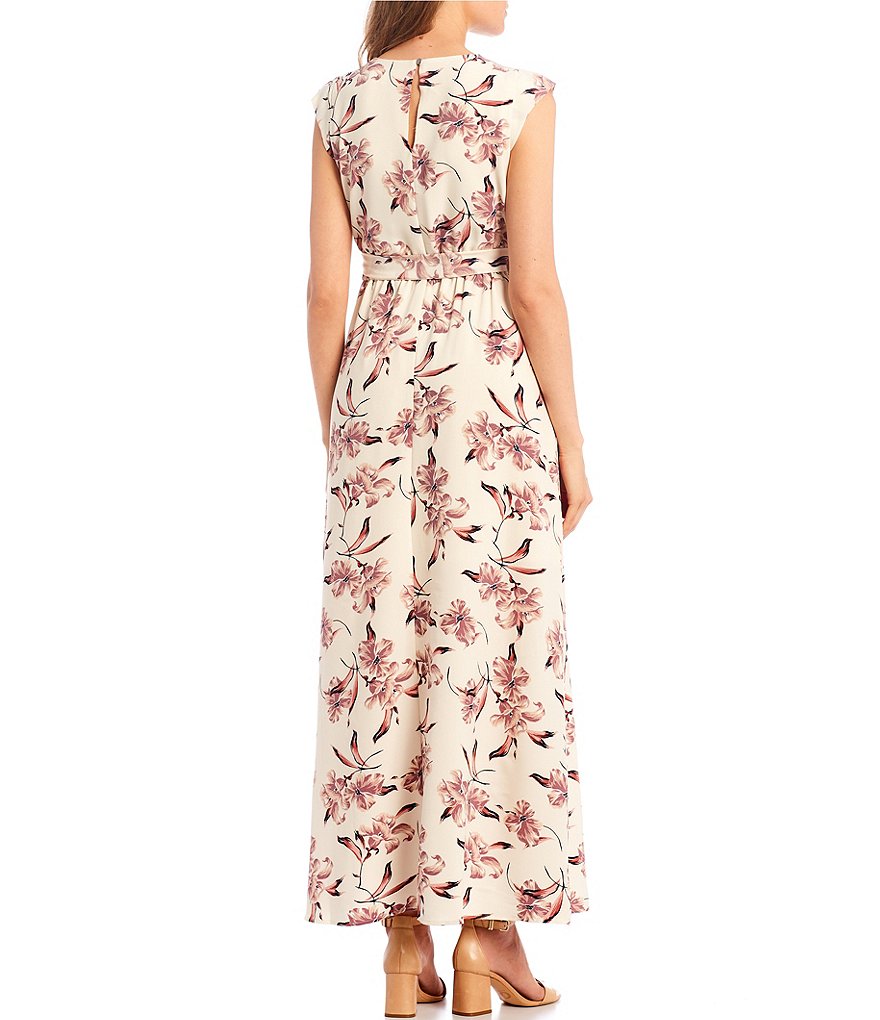 June & Hudson Floral Print Wrap Dress