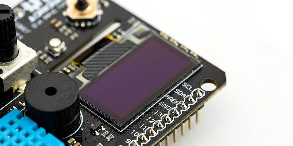 DFRobot Accessory Shield for Bluno (Compatible with Arduino Uno)