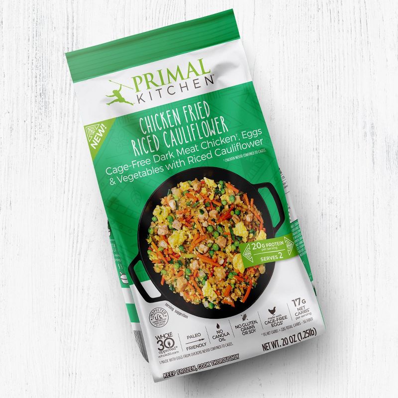 Primal Kitchen Frozen Cauliflower Chicken Fried Rice Skillet - 20oz