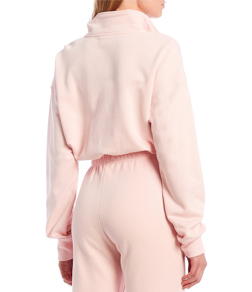 NIA Knit Cinched Quarter-Zip Long Sleeve Coordinating Pullover