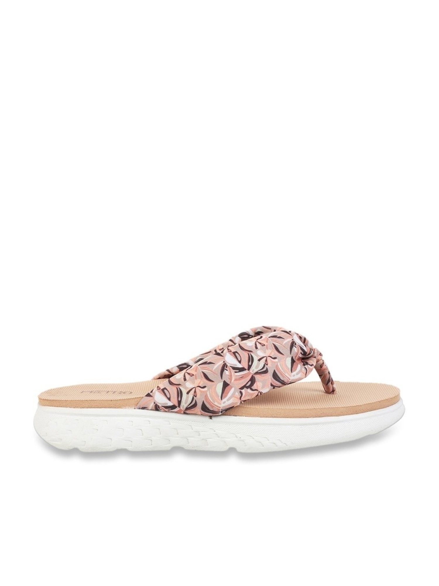 Floatz by Bata Women's  White Flip Flops