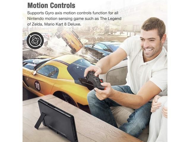 Switch Controller, Controller for Nintendo Switch with Motion & Dual Vibration, Wireless Controller for Switch with Bluetooth