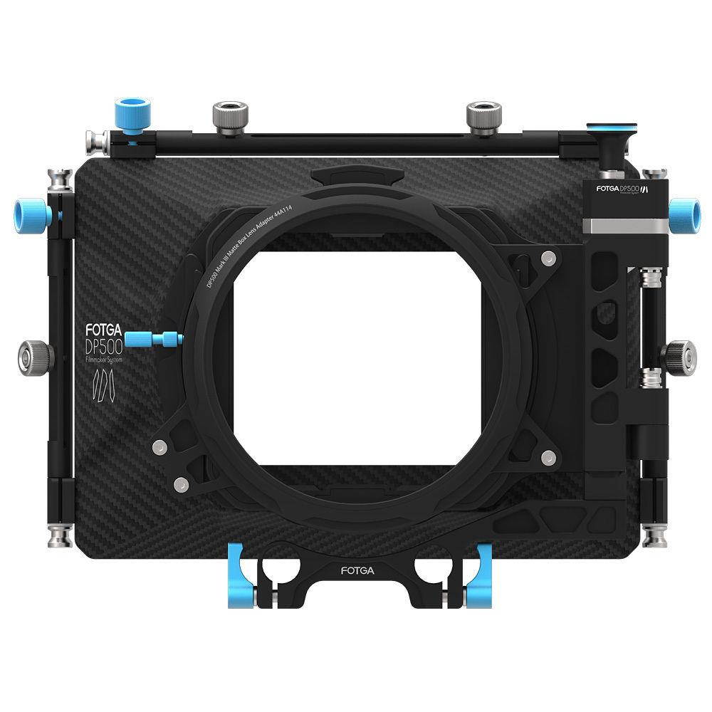 FOTGA DP500 III 3 DSLR Swing-away Matte Box for 15mm Rod Rig 5D3 A7R A7S II BMCC Fit for 19mm Rod System w/ an extra 15-19mm Rod Adapter