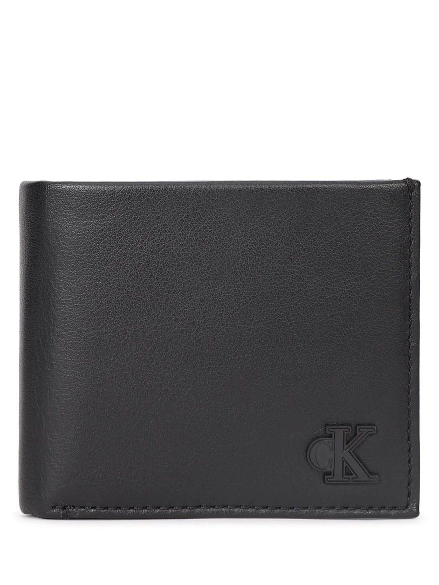 Calvin Klein Black Hardware Medium Bi-Fold Wallet