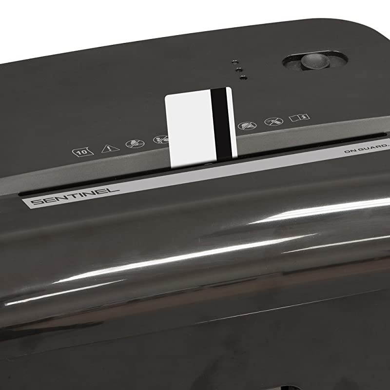 FM101PBLK 10 Sheet High Security MicroCut PaperCredit Card Shredder Black