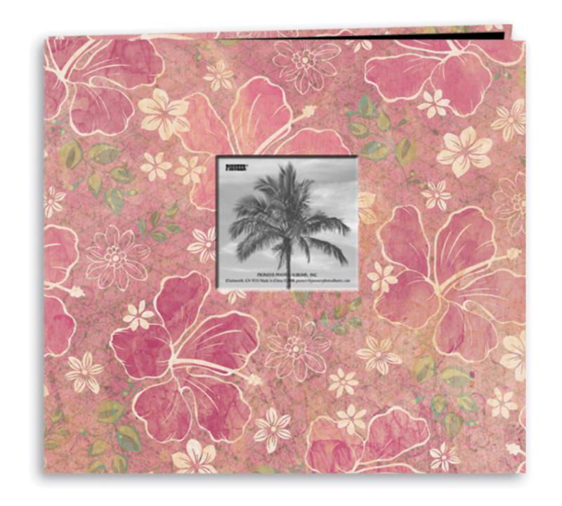 Pioneer Tropical Post Bound Album 12"X12"-Hibiscus