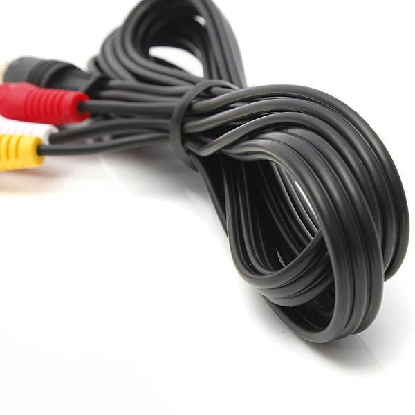 Audio Video AV Cable A/V RCA Connection Cord fits Sega Saturn 1.8m 6ft Feet