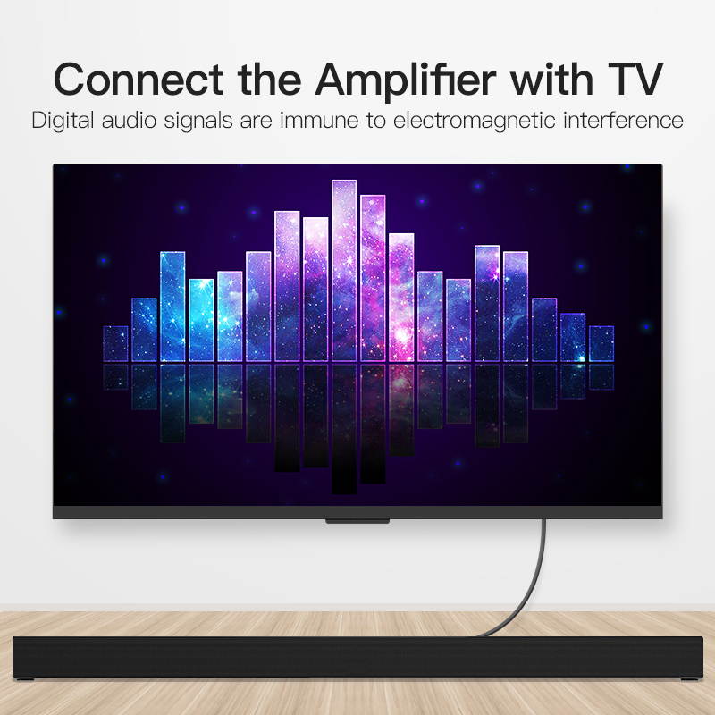 Vention Digital Optical Audio Cable Toslink SPDIF Cable For Amplifiers Blu-ray CD DVD Xbox 360 PS4 Soundbar Fiber Cable