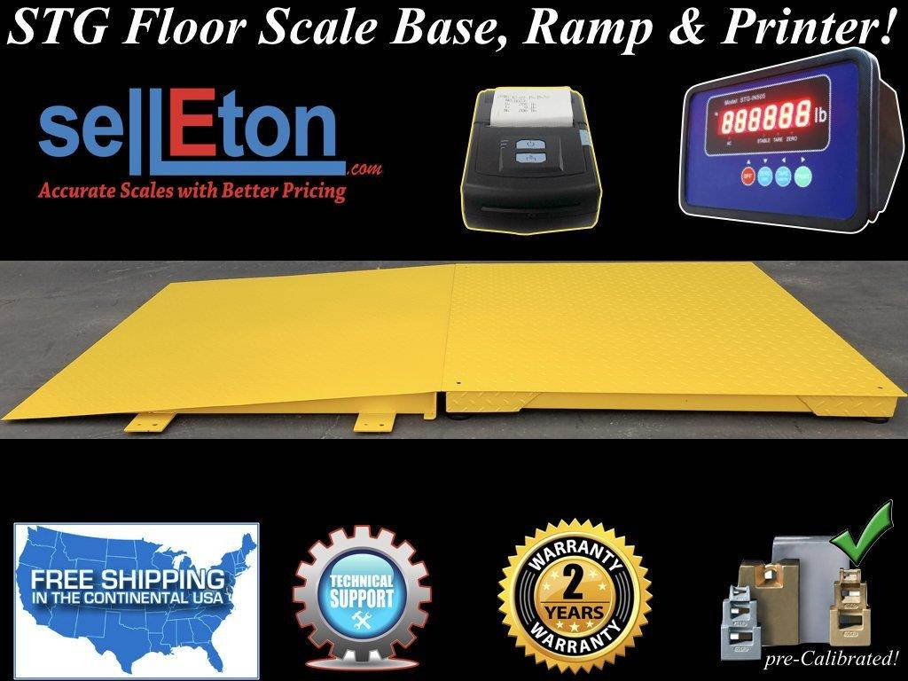 STG Industrial warehouse 40" x 40" Floor scale pallet box crate  5000 lbs x 1 lb