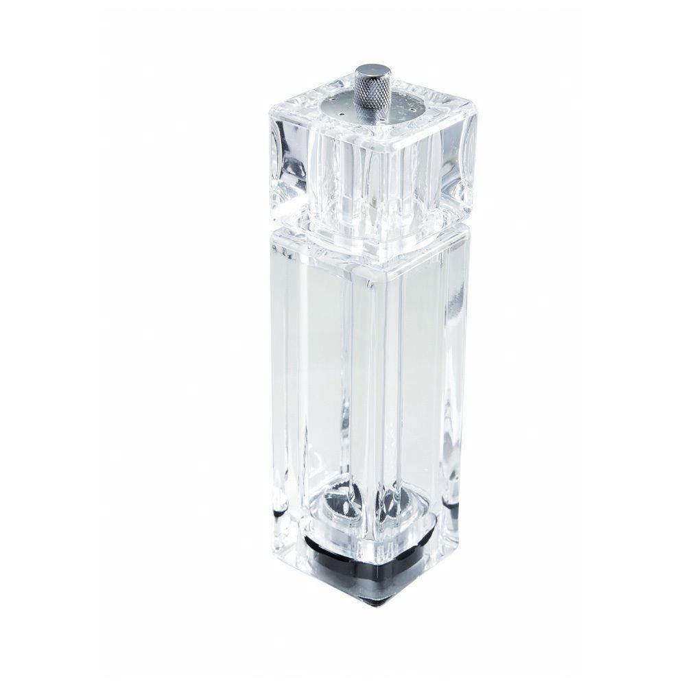 Winco WPMP-6, 6-Inch Clear Acrylic Pepper Mill or Salt Shaker