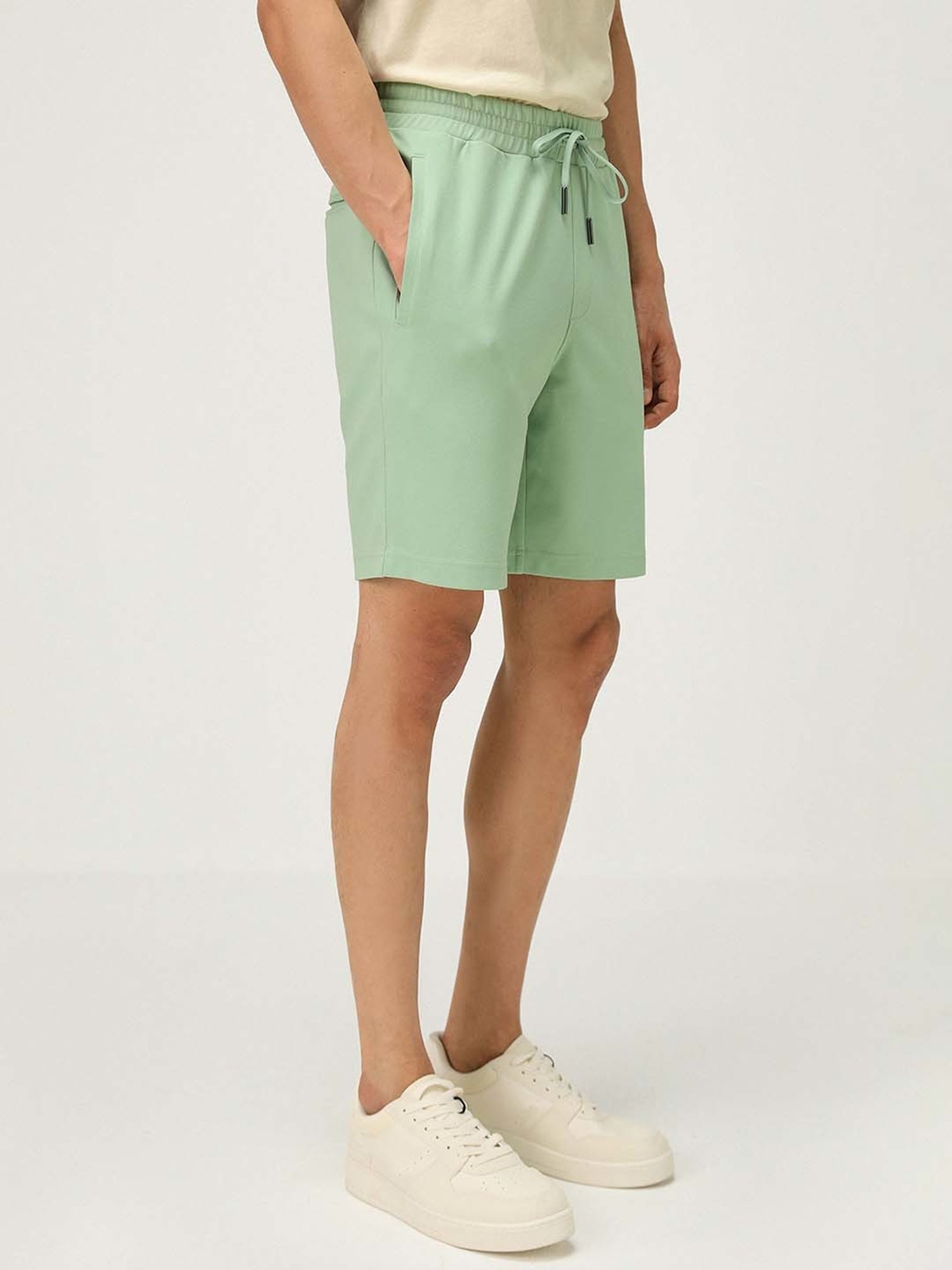 ANDAMEN Mint Green Regular Fit Shorts