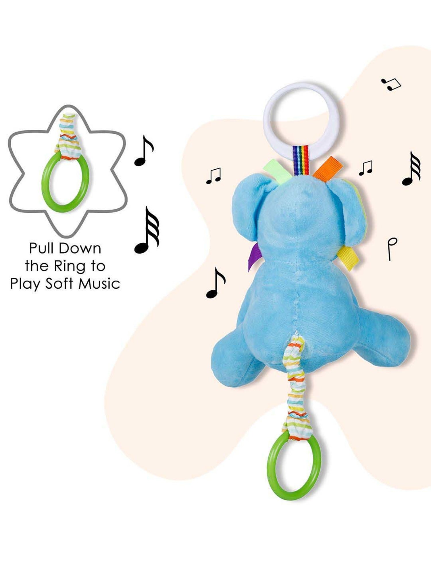 Baby Moo Kids Blue Pulling Toy