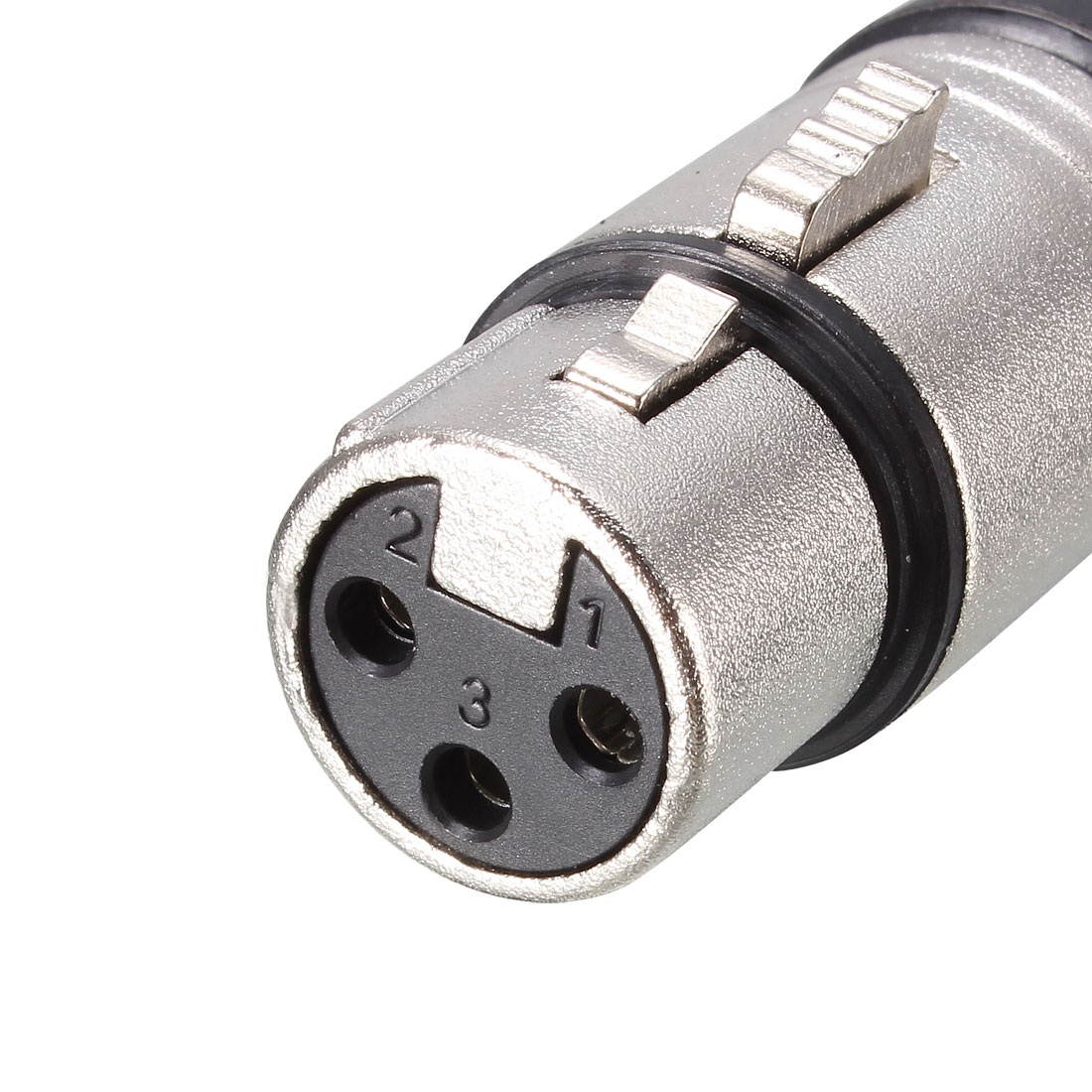 3-Pin XLR Female Connector for Microphone Mic Cable Plug Connector Mic Audio Socket 2pcs YL3035