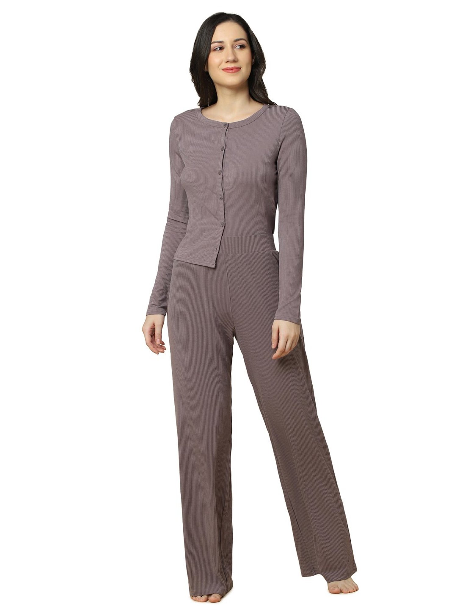 Triumph Brown Relaxed Fit Pyjama