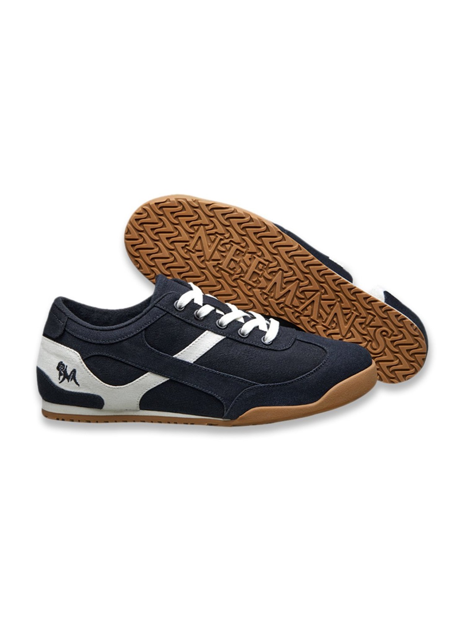 Neemans Men's Urban Jet Black Casual Sneakers