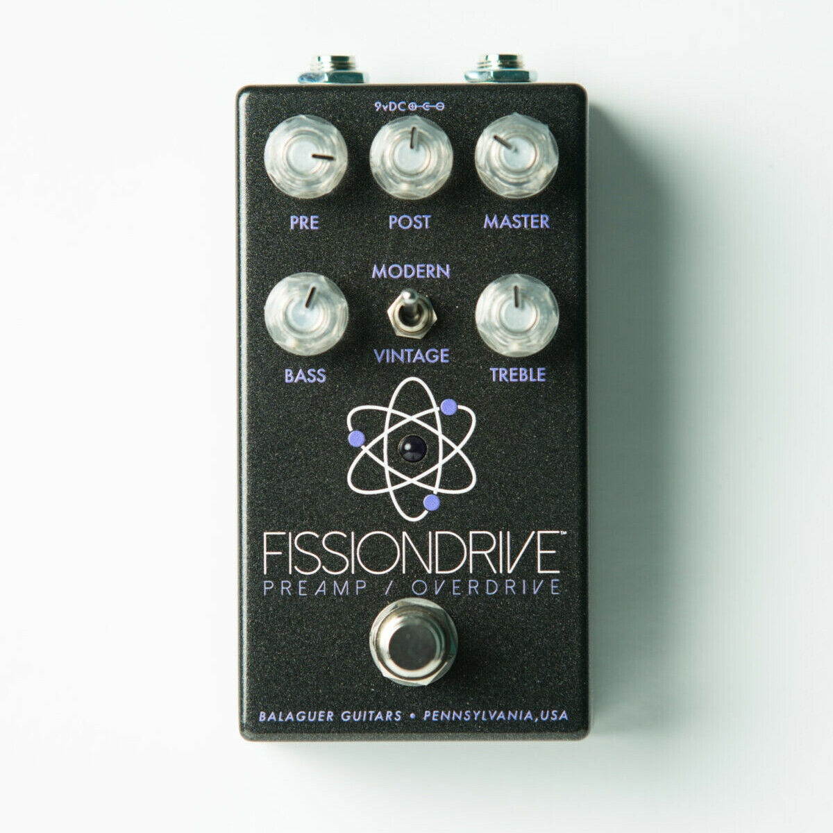 Balaguer The Fission Drive v2 Pre-Amp Overdrive / Distortion Pedal, Cosmic Black