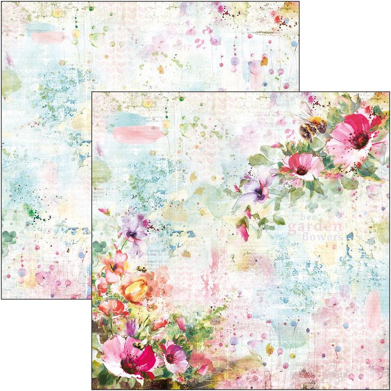 Ciao Bella Double-Sided Paper Pack 90lb 12"X12" 12/Pkg-Microcosmos, 12 Designs/1 Each
