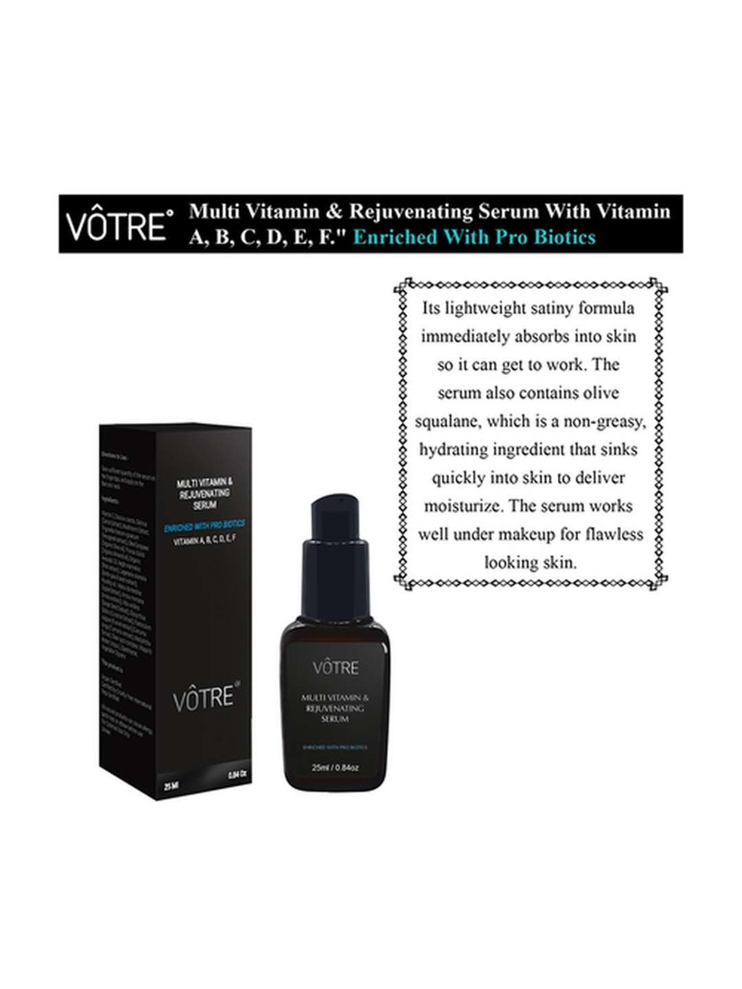 Votre Multi Vitamin & Rejuvenating Serum - 25 ml