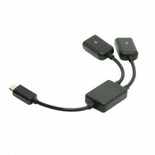 CHENYANG  Micro USB Host OTG Adapter Cable with Dual Port Hub for Galaxy S5 S4 S3 Note2 Note3 Note4 Phone & Tablet