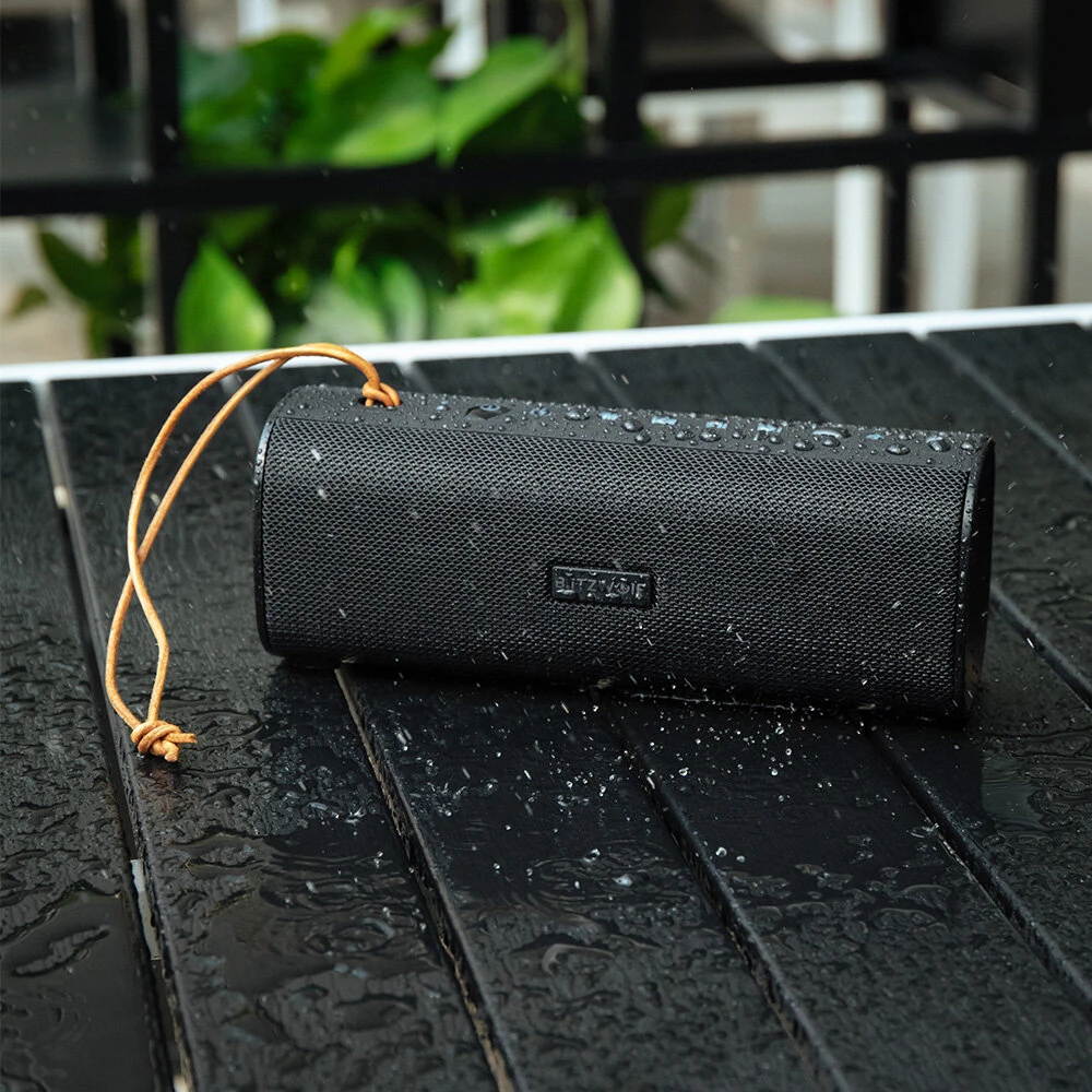 BlitzWolf BW-WA2 20W Wireless bluetooth Speaker Dual Passive Diaphragm TWS NFC Bass Stereo Outdoors Soundbar with Mic - Black