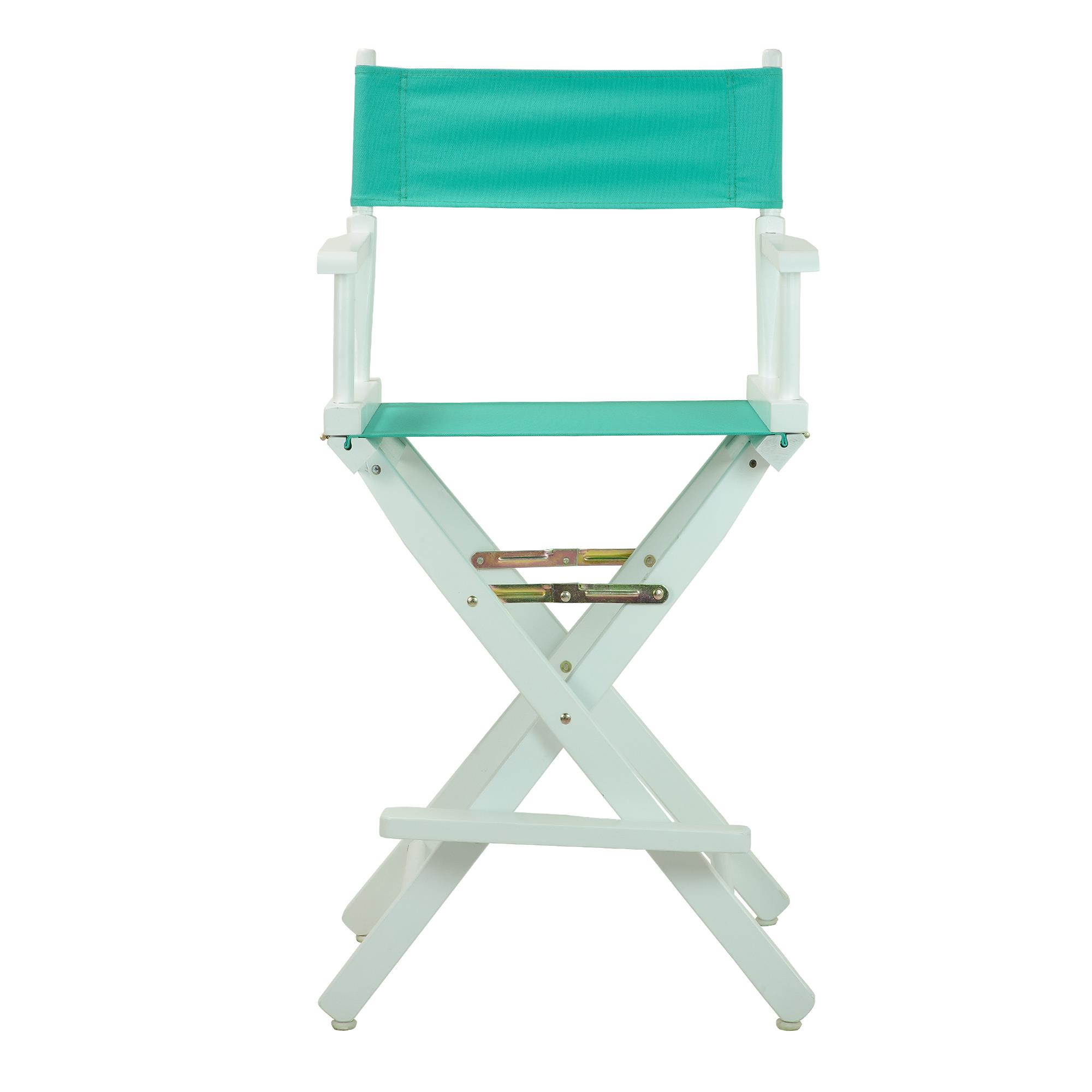 Casual Home 220-01-021-17 24 in. Directors Chair White Frame with Teal Canvas