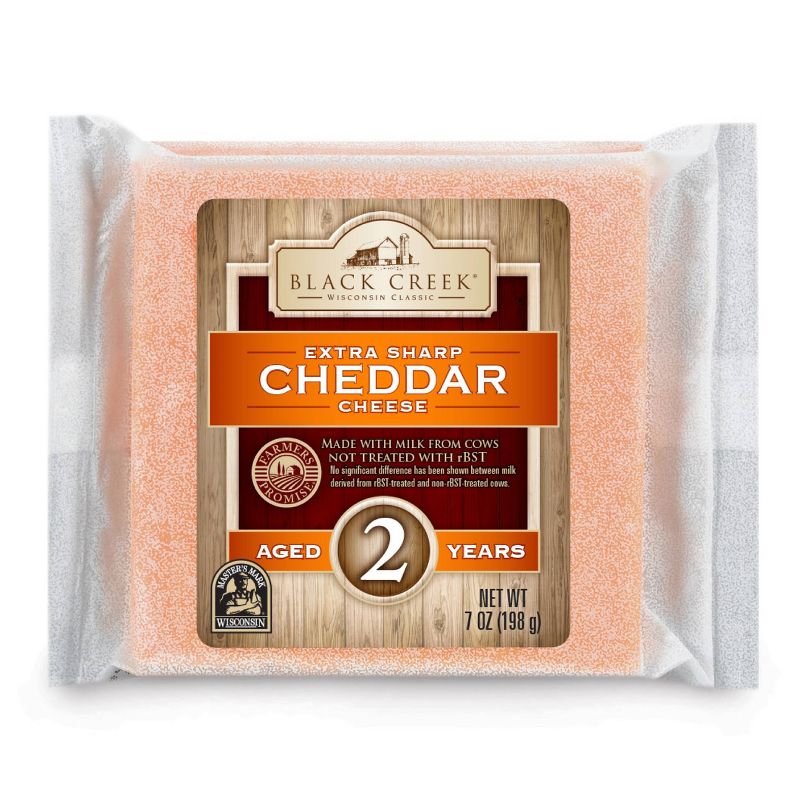 Black Creek Extra Sharp Cheddar Cheese Aged 2 Years - 7oz