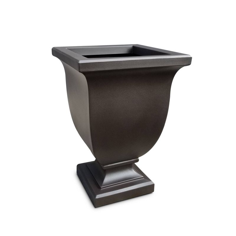 26" Square Augusta Tall Planter Espresso - Mayne