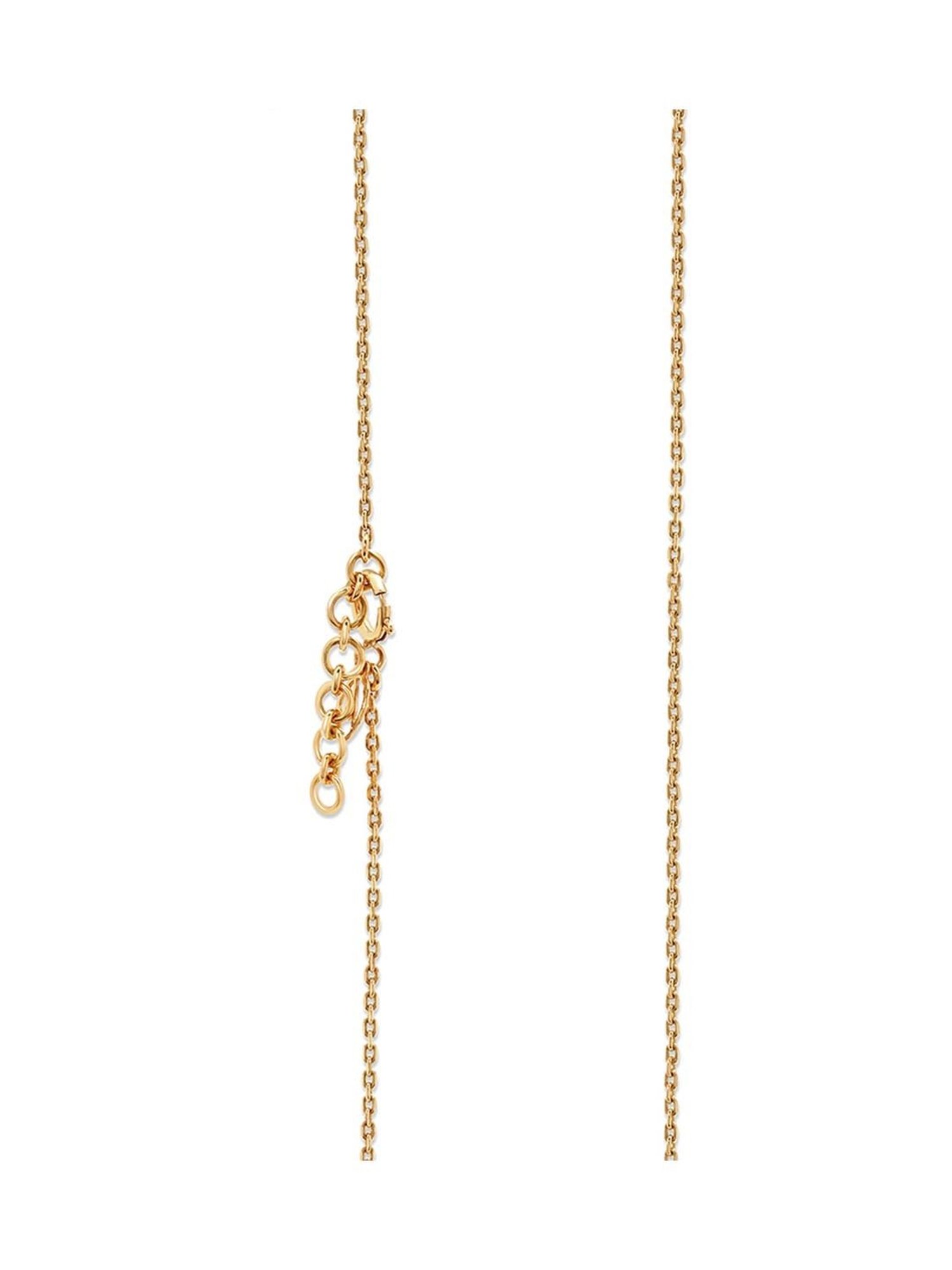 P.N.Gadgil Jewellers 18k Gold Infinity Florall Diamond Necklace For Women