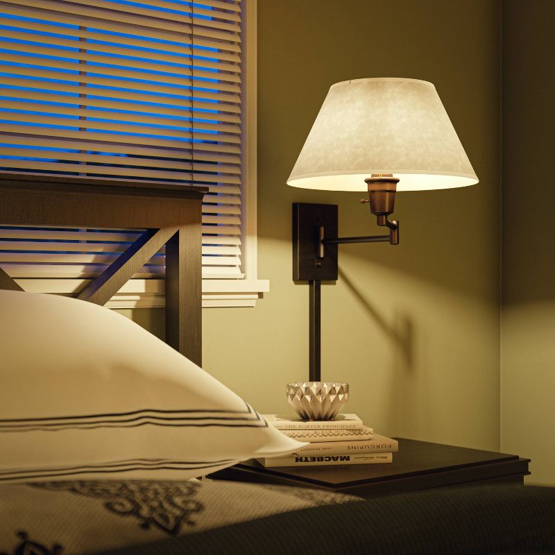 3-way Simplicity Swing Arm Lamp Matte Black - 3R Studios