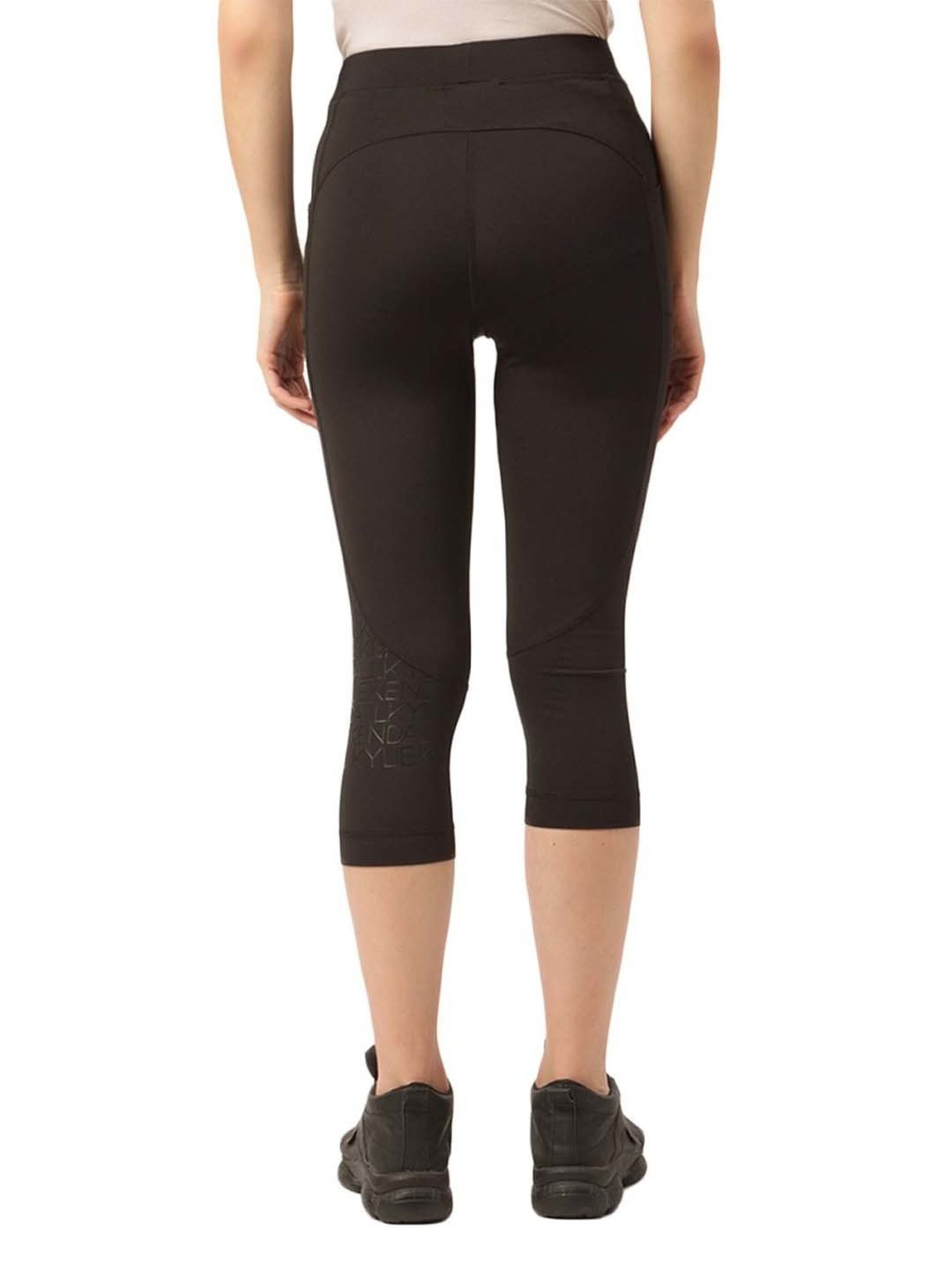 KENDALL + KYLIE Black High Rise Capris