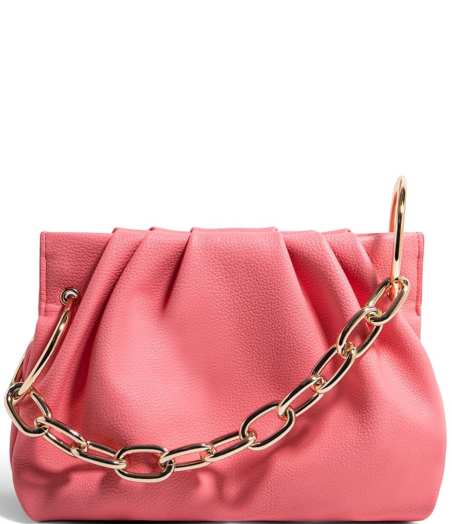 House of Want Chill Vegan Leather Chain Strap Framed Clutch Bag