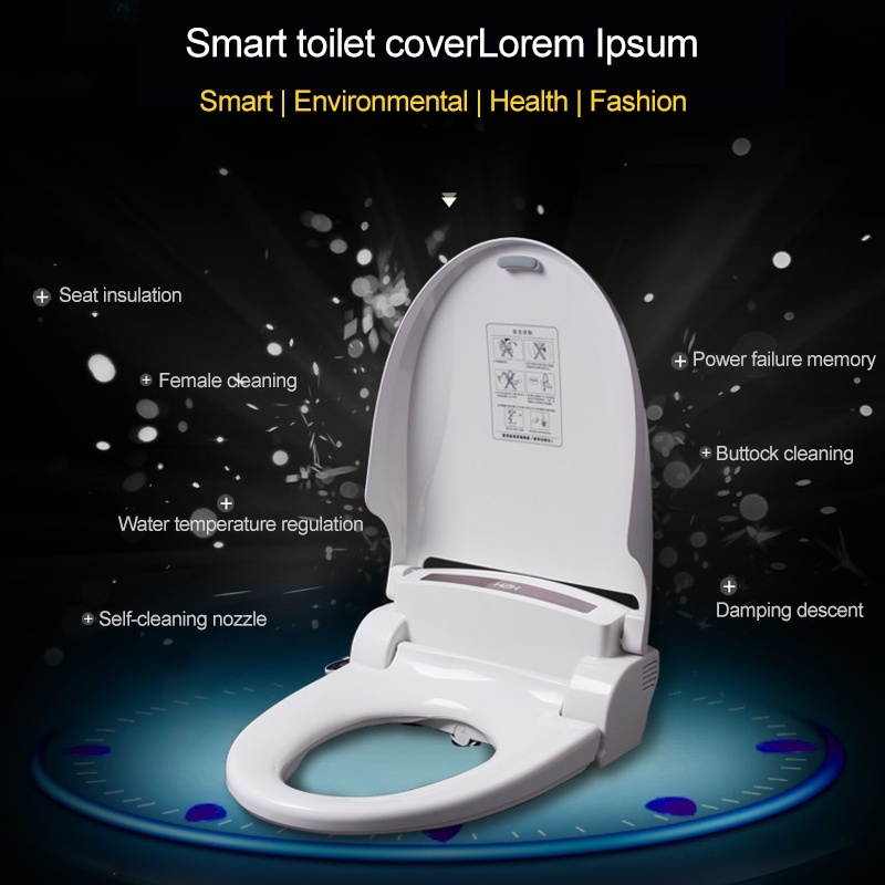 Lojoys Bathroom Automatic Cleaning Heating Intelligent Toilet Cover