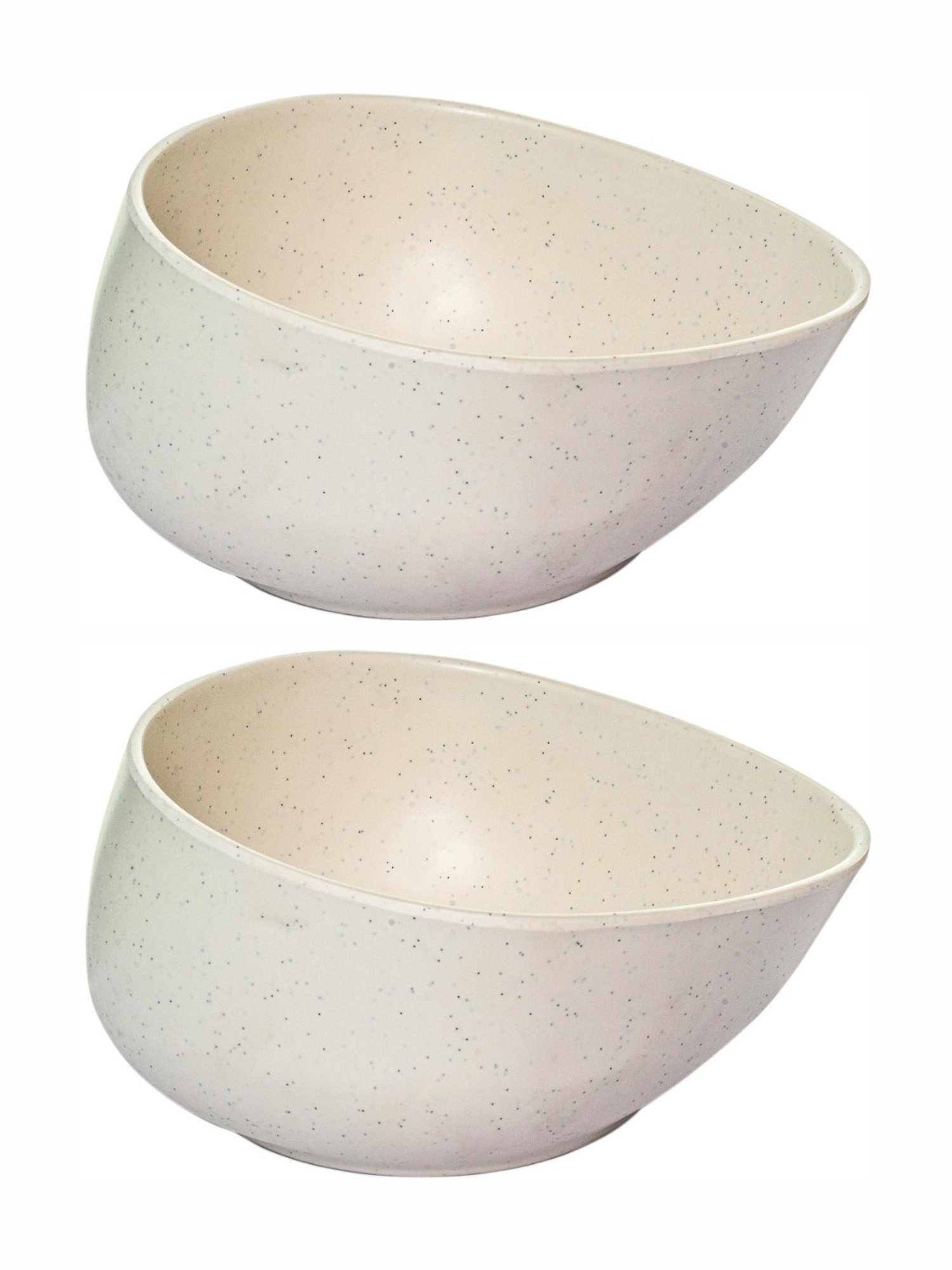 Stehlen White Melamine Retro Bowl - Set of 2