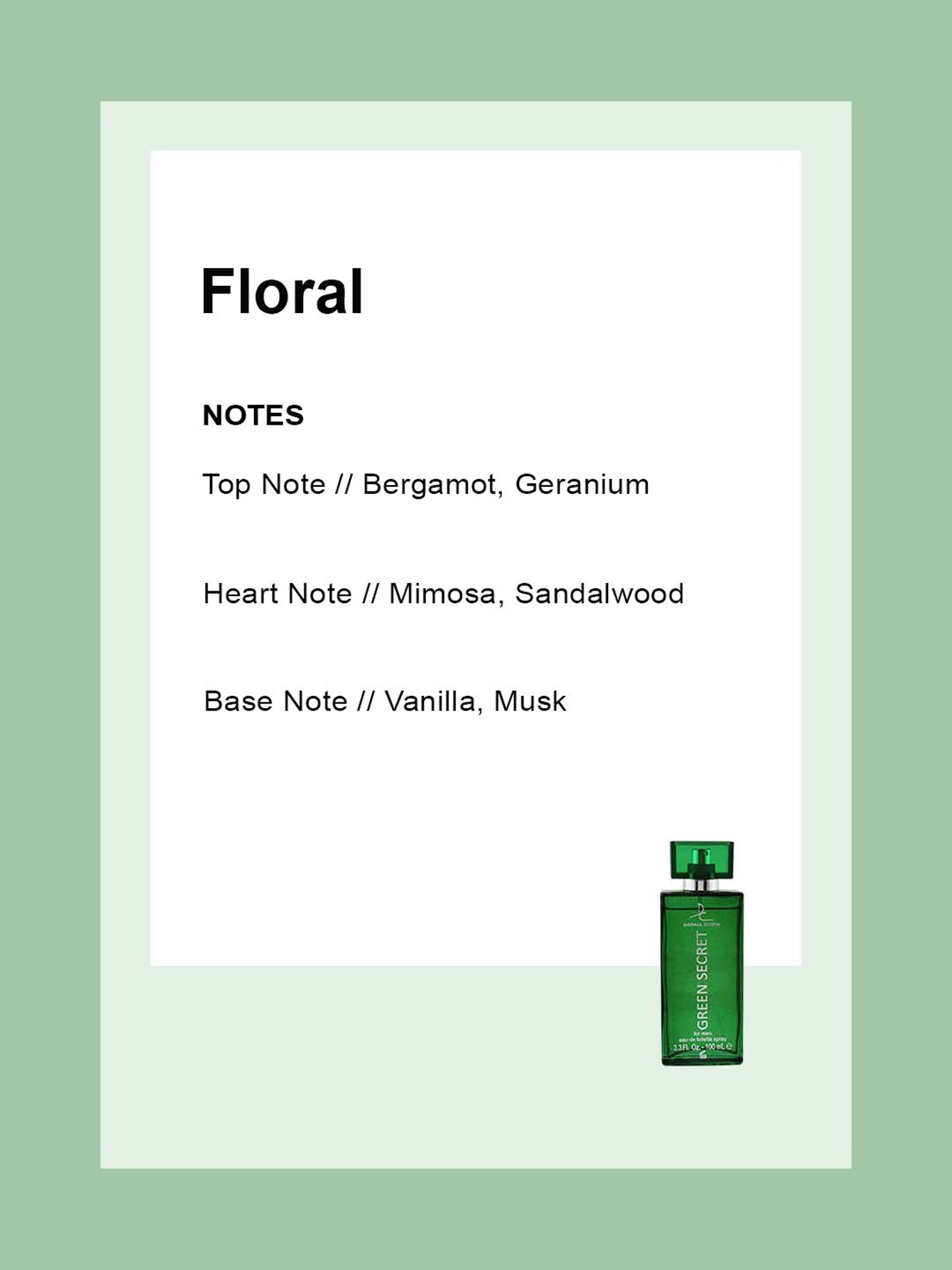 Dorall Collection Green Secret Eau de Toilette for Men - 100 ml