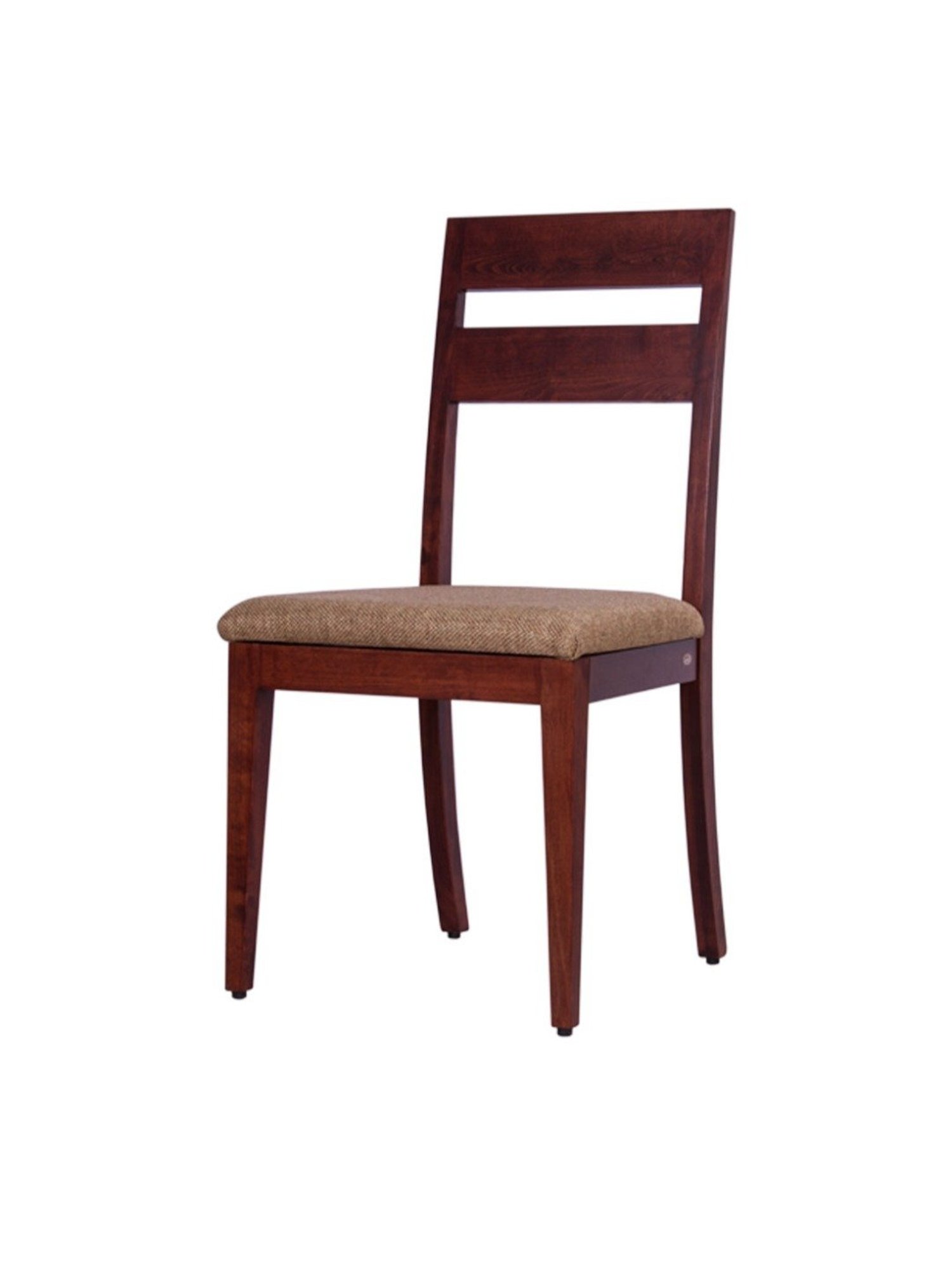 Durian Pearl Buff Beige Solid Wood & Fabric Dining Chair