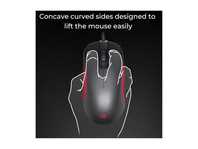 ZOWIE FK1-B Black Symmetrical Gaming Mouse for Esports - Large